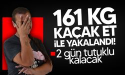 Sınır kapısında kaçak et ile yakalanan şahıs mahkemeye çıkarıldı!