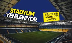 Şükrü Saraçoğlu Stadı'nda tadilat başladı