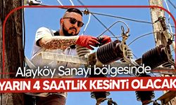 Alayköy Sanayi Bölgesi’nde 31 Temmuz’da 4 Saatlik Elektrik Kesintisi