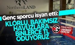 Ayda 5 bin TL ödediği havuzun sağlığıyla oynadığını öne sürdü!