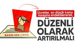 Basın-Sen: "Asgari ücretin belirlenme biçimi yeniden düzenlenmeli"