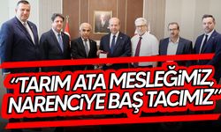 Cumhurbaşkanı Tatar, narenciye sektörünün temsilcilerini kabul etti