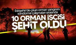 Eskişehir'de 10 orman işçisi şehit oldu