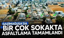 Gazimağusa Belediyesi Çanakkale bölgesinde bir çok sokakta asfaltlamanın tamamlandığını belirtti