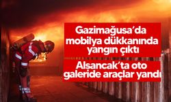 Gazimağusa ve Alsancak’ta yangın!