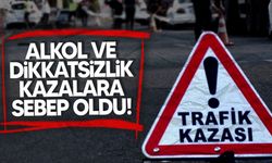 Girne-Lefkoşa Yolunda ve Sanayi Bölgesi’nde Kaza