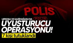 Gönyeli ve Gazimağusa’da düzenlenen uyuşturucu operasyonlarında 7 kişi tutuklandı