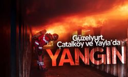 Güzelyurt, Çatalköy ve Yayla’da üç ayrı yangın!