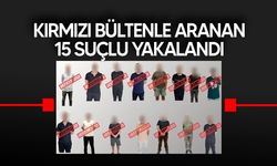 Kırmızı Bültenle Aranan 15 Suçlu Yakalandı: Listede KKTC  de var!