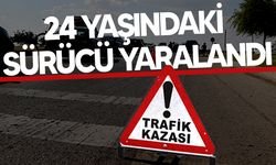 Lefkoşa-Gazimağusa ana yolunda trafik kazası: 24 yaşındaki sürücü yaralandı