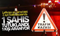 Lefkoşa ve Girne'de trafik kazası!