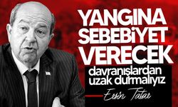 Tatar, Esentepe-Karaağaç Bölgesi’nde meydana gelen yangınla ilgili açıklama yaptı