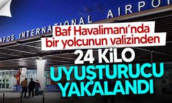 Baf Havalimanı’nda 25 Yaşındaki Kadının Valizinden 24 Kilo Uyuşturucu Çıktı
