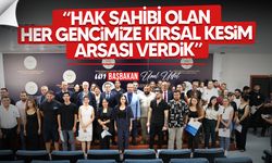 Başbakan Ünal Üstel, Kırsal Kesim Arsası Hak Sahipliği Arsa Dağıtım Törenine Katıldı