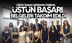 Yeterlik sınavlarında ilk ikiye girenlere “üstün başarı belgesi” verildi