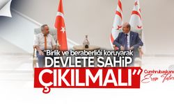 Cumhurbaşkanı Ersin Tatar, Güzelyurt Milli ve Manevi Değerleri Koruma Derneği heyetini kabul etti