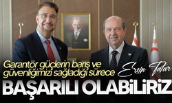 Cumhurbaşkanı Ersin Tatar, İngiltere Milletvekili Afzal Khan’ı kabul etti
