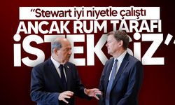 Cumhurbaşkanı Tatar, görev süresi sona erecek olan Stewart’ı kabul etti