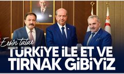 Cumhurbaşkanı Tatar, Türkiye Kamu Sen heyetini kabul etti