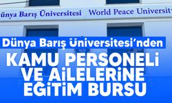 Dünya Barış Üniversitesi’nden burs imkanı