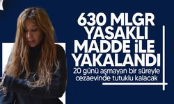 Ercan Havalimanı'nda uyuşturucu ile yakalanan zanlı mahkemeye çıkarıldı!