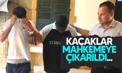 İkamet izinsiz olarak yakalanan zanlılar mahkemeye çıkarıldı!
