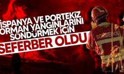 İspanya ve Portekiz Orman Yangınlarıyla Mücadele Ediyor