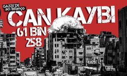 İsrail'in Gazze'ye saldırılarında can kaybı son 24 saatte 100 artarak 61 bin 258'e çıktı