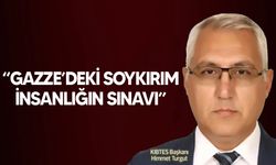 KTES Başkanı Turgut, Filistin halkının her zaman yanında olmaya devam edeceklerini kaydetti