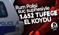 Güney Kıbrıs'ta 228 askeri tüfek ve 1.424 av tüfeğine el konuldu
