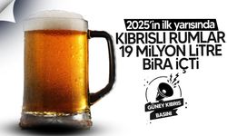 Kıbrıslı Rumlar 2025'in İlk Yarısında 19 Milyon Litre Bira Tüketti!
