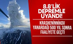 Krasheninnikov Yanardağı 500 Yıl Sonra Faaliyete Geçti