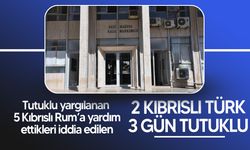 Kuzey Kıbrıs’ta Rumlara Yardım Ettikleri İddia Edilen 2 Kıbrıslı Türk 3 Gün Tutuklu