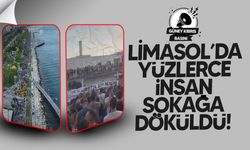 Limasol’da Binlerce Kişiden Büyük Yangın Protestosu