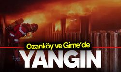 Ozanköy ve Girne’de yangın: Bir kişi yaralandı, maddi hasar oluştu!