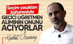 Özersay, seçim yasakları konusundaki uygulamaları eleştirdi