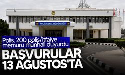Polis, 200 polis/itfaiye memuru münhali duyurdu!