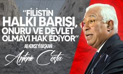 AB Konseyi Başkanı Costa: “Filistin temsilcilerinin BM Genel Kuruluna katılmalarına izin verilmeli”