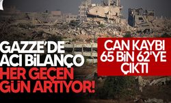 Gazze’de can kaybı 65 bini aştı
