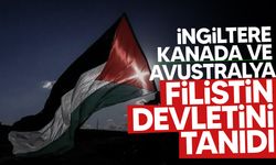 İngiltere, Kanada ve Avustralya Filistin devletini tanıdı