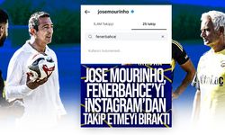 Jose Mourinho, Fenerbahçe’yi Instagram’dan Takip Etmeyi Bıraktı