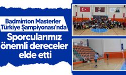 Kuşadası’nda Badminton Masterler Türkiye Şampiyonası'nda sporcularımız önemli dereceler elde etti