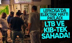 Lefkoşa’da elektrik hattı patladı: LTB ve Kıb-Tek ekiplerinden hızlı müdahale
