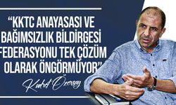 Özersay: “Federasyon tek çözüm değildir”