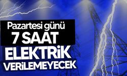Serhatköy ve bazı bölgelere pazartesi günü elektrik verilemeyecek