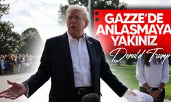 Trump: "Gazze’deki durumu sona erdirecek bir anlaşmanın üzerinde çalışıyoruz"