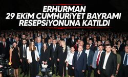 Cumhurbaşkanı Erhürman ve eşi, 29 Ekim Cumhuriyet Bayramı resepsiyonuna katıldı