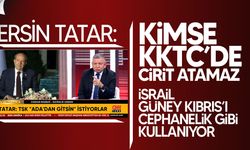 Cumhurbaşkanı Tatar: "İsrail–Rum iş birliği bölgeyi ateşe sürükleyebilir"