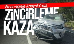 Ercan-İskele Anayolu’nda Zincirleme Kaza: 3 Kişi Yaralandı