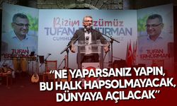 Erhürman, son halk buluşmasını Gazimağusa Namık Kemal Meydanı’nda düzenledi